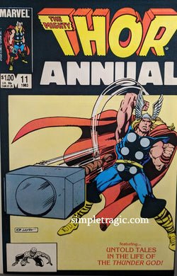 Thor Annual #11 Comic Book Cover Art by Bob Layton