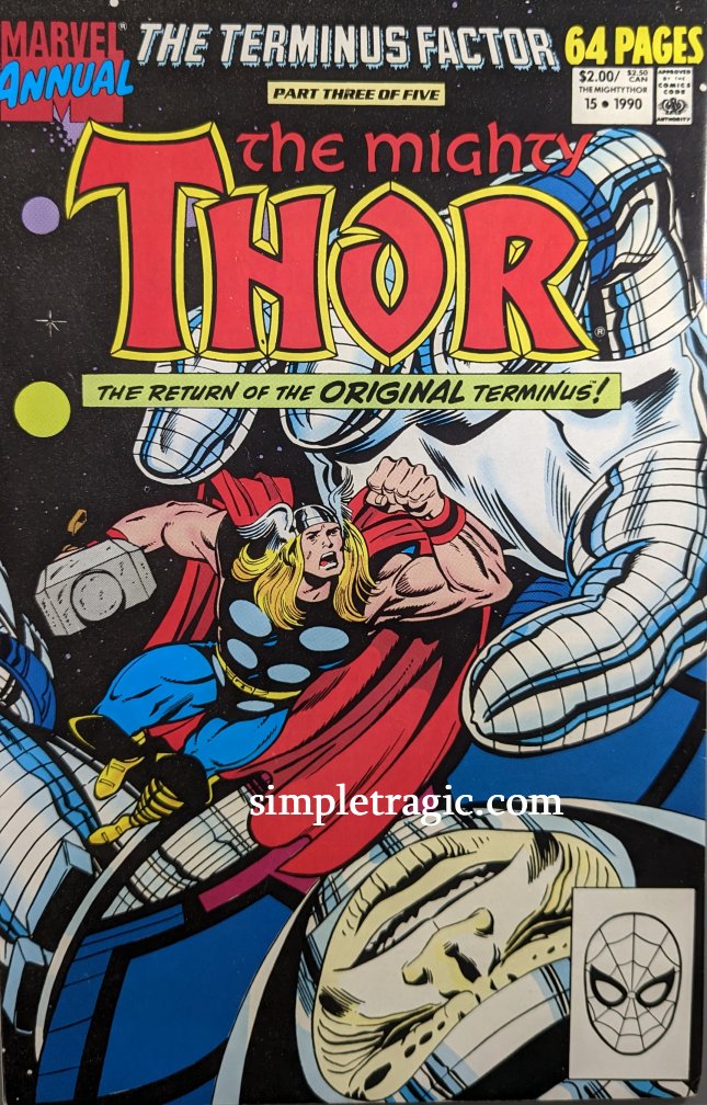 Thor Annual #15 Comic Book Cover Art