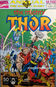 Thor Annual #16 Comic Book Cover Art by Al Milgrom