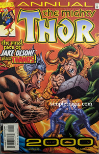 Thor Annual 2000 Comic Book Cover Art