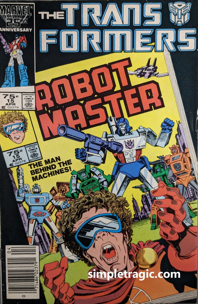 Transformers #15 Comic Book Cover Art