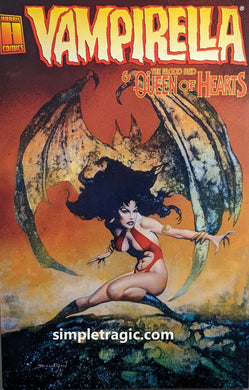 Vampirella The Blood Red Queen Of Hearts Comic Cover Art