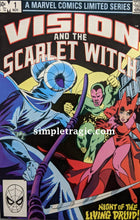 Load image into Gallery viewer, Vision And The Scarlet Witch #1 Comic Book Cover Art by Rick Leonardi
