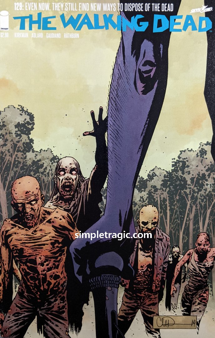 The Walking Dead #129 Comic Book Cover Art