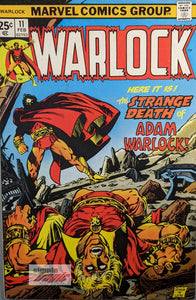 Warlock 1972 #11 Comic Book Cover Art
