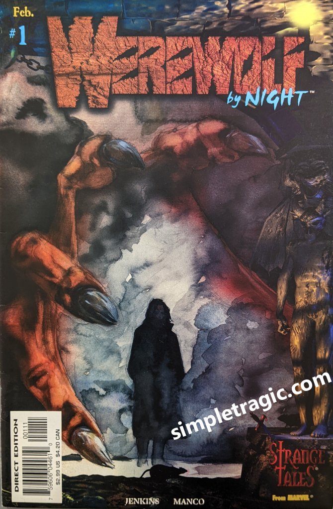 Werewolf By Night 1998 #1 Comic Book Cover Art