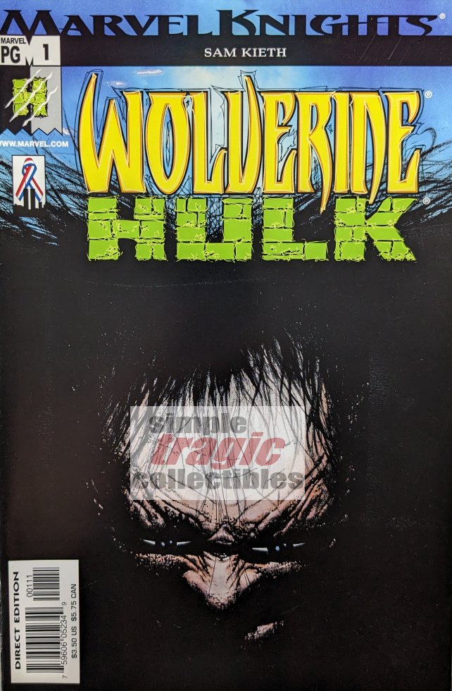 Wolverine Hulk #1 Comic Book Cover Art