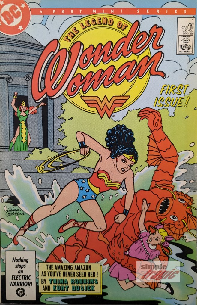 Legend Of Wonder Woman #1 Comic Book Cover ARt