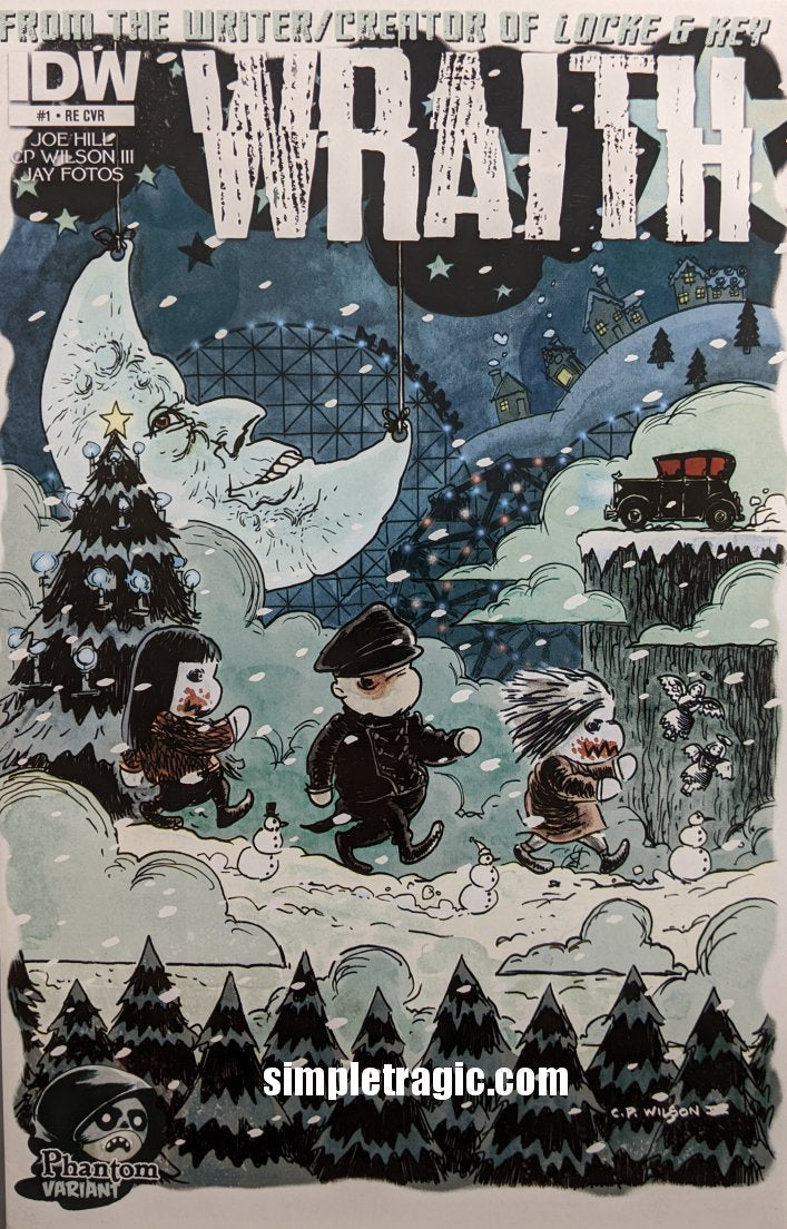 Wraith #1 Phantom Variant Comic Book Cover Art by Charles Paul Wilson III