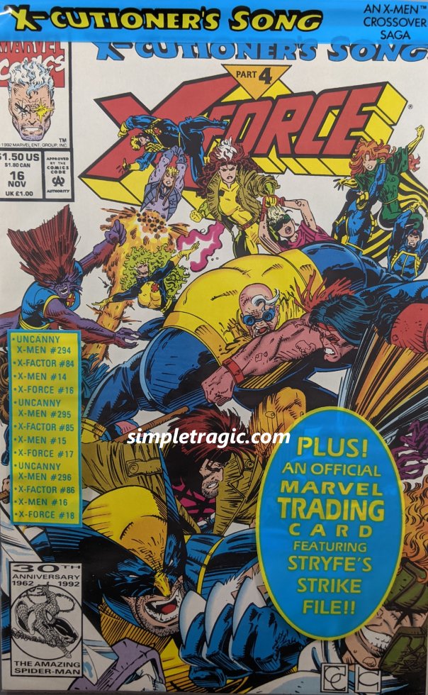 X-Force (1991) #16 (Bagged)