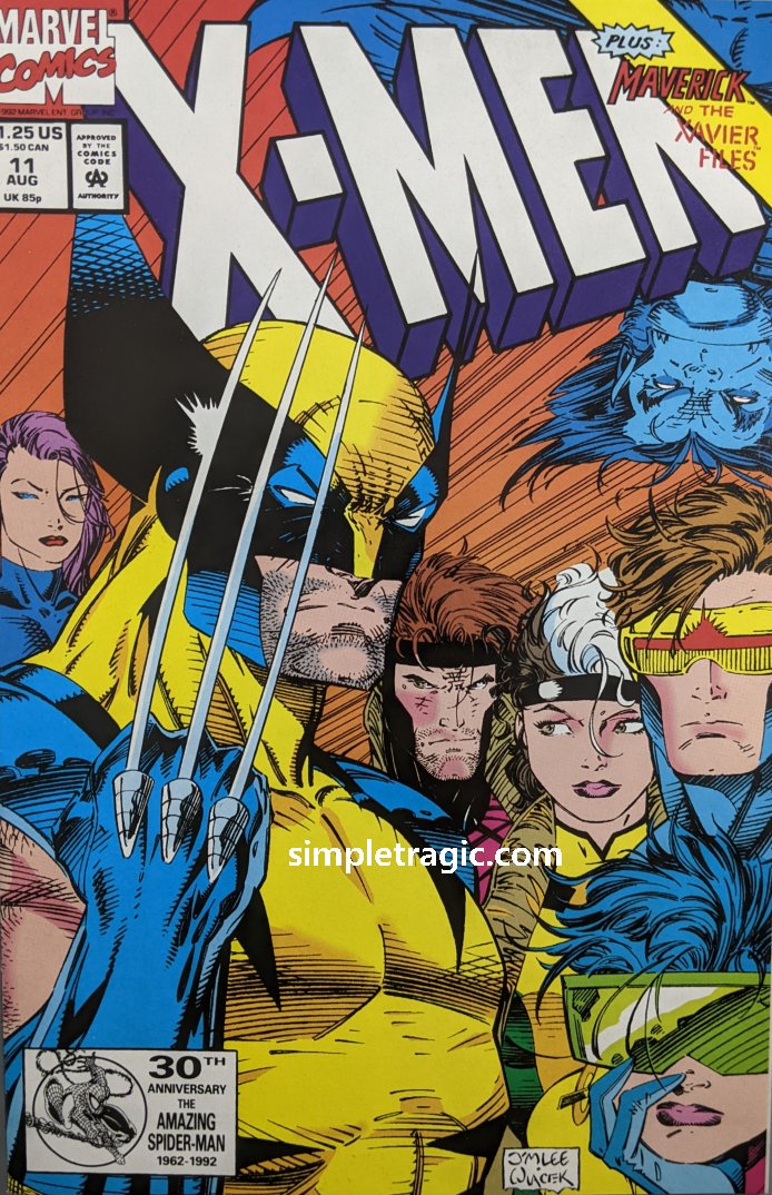 X-Men #11 Comic Book Cover Art by Jim Lee