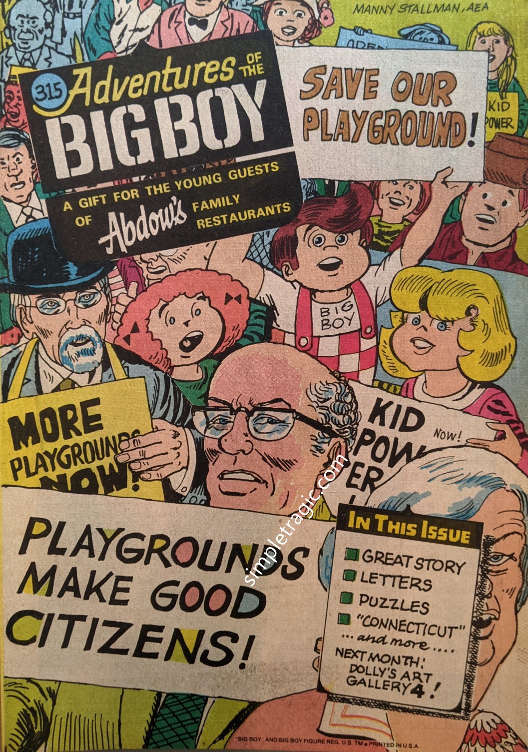 Adventures Of The Big Boy #315 Comic Book Cover Art