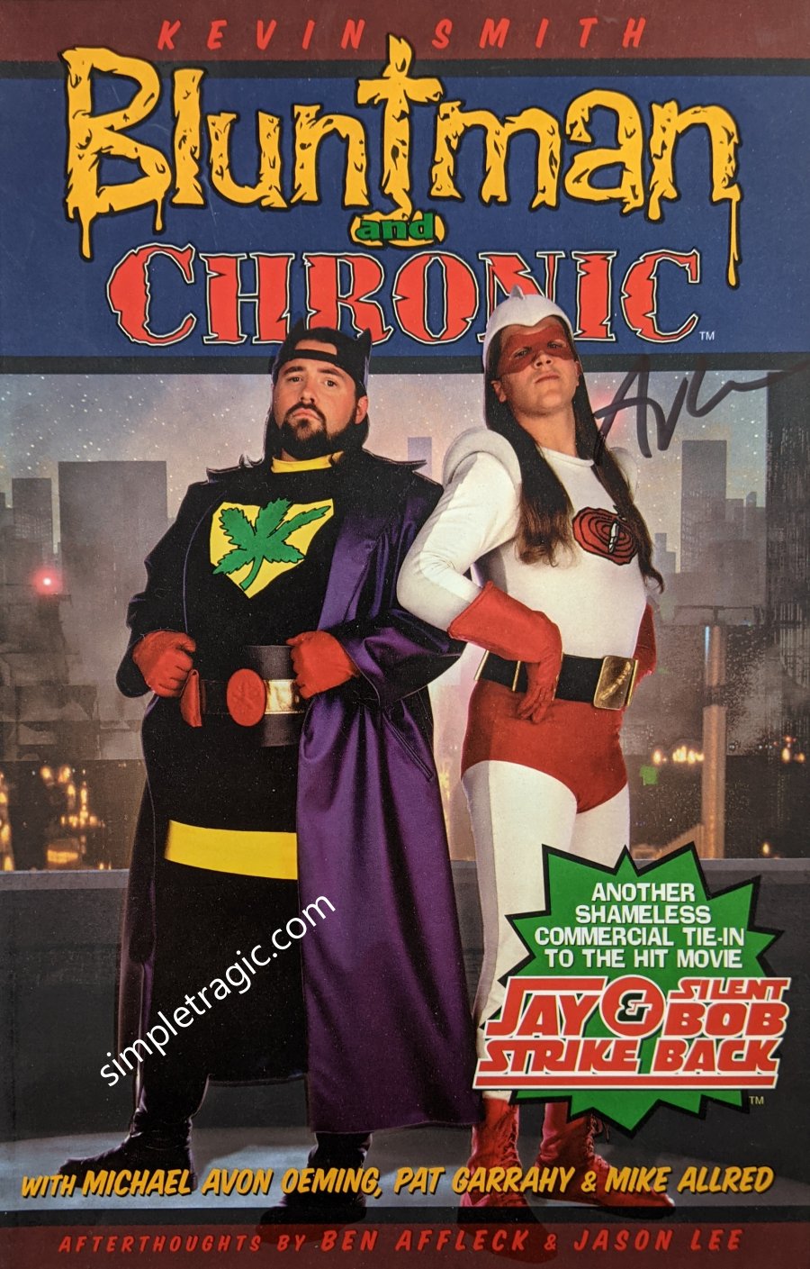 Bluntman And Chronic (2001) TPB (SIGNED)