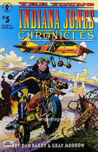 Young Indiana Jones Chronicles #5 Comic Book Cover Art