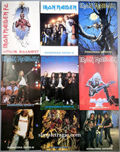 Load image into Gallery viewer, Iron Maiden Fan Club Magazines (1991-1992) 9 Issue Set
