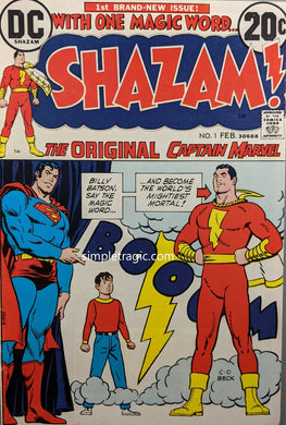 Shazam #1 Comic Book Cover Art by CC Beck