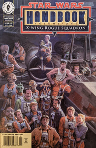 Star Wars Handbook X-Wing Rogue Squadron Comic Book COver